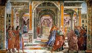 GHIRLANDAIO, Domenico Expulsion of Joachim from the Temple china oil painting reproduction